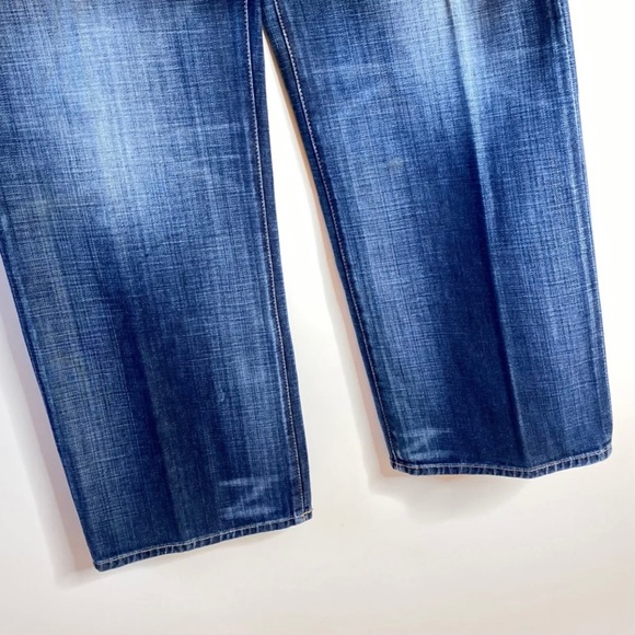 Lucky Brand Mens 181 Jeans Sz 36x32 Relaxed Straight Medium Wash 100% Cotton USA - Picture 3 of 16